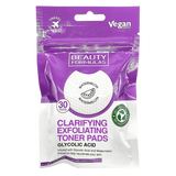 Beauty Formulas δίσκοι απολέπισης με λοσιόν με γλυκολικό οξύ - 30 Τεμάχια