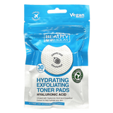 Beauty Formulas δίσκοι απολέπισης με λοσιόν με Υαλουρονικό - 30 Τεμάχια