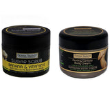 Banana & Vitamin E Sugar Scrub (Anticellulite Body Exfoliator/Πήλιγκ Ζάχαρης με Μπανάνα & Βιταμίνη Ε) & Firming Contour Body Cream (Ανορθωτική κρέμα σύσφιξης με εντατική αντικυτταριτιδική δράση) Donna Valente Set Άμεσης Σύσφιξης και Αντικυτταριτιδικής Δράσης