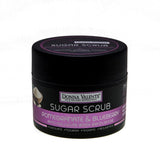 Donna Valente Sugar Scrub - Pomegranate & Blueberry - 250g- Anti-Cellulite Body Exfoliator
