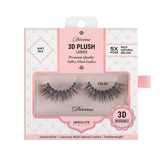 Absolute New York Divine 3D Plush Lashes - Ψεύτικες Βλεφαρίδες Πολυτελούς Ποιότητας σε κασετίνα, από μετάξι