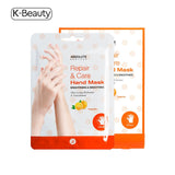 Absolute New York Tangerine Brightening & Smoothing Repair & Care Hand Mask - 1 Pair, 0.8 oz / 22.68 g