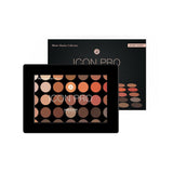 Absolute New York Icon Pro Palette in Sahara Sunset - 35 buttery shades of warm-toned neutrals, reds, and browns, in matte, satin, and metallic finishes.