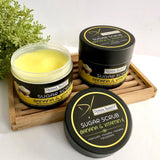 Σετ απολέπισης & ενυδάτωσης - Περιποίηση επιδερμίδας σώματος Donna Valente Body Scrub 250g & Body Butter 210ml - 2προϊόντα