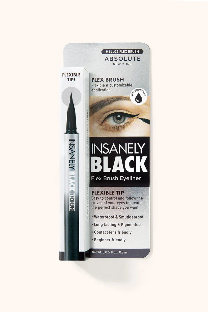 Absolute New York Insanely Black Flexible Brush Eyeliner