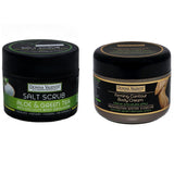 Aloe & Green Tea Salt Scrub (Anticellulite Body Exfoliator / Πήλιγκ Αλόη & Πράσινο Τσάι) & Firming Contour Body Cream (Ανορθωτική κρέμα σύσφιξης με εντατική αντικυτταριτιδική δράση) Donna Valente Set Άμεσης Σύσφιξης και Αντικυτταριτιδικής Δράσης
