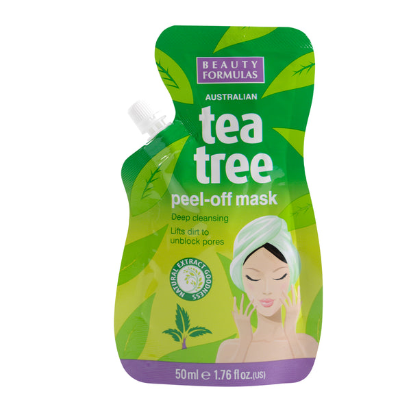 Beauty Formulas μασκα Peel-Off με έλαιο από Αυστραλιανό Τεϊόδενδρο - 50g
