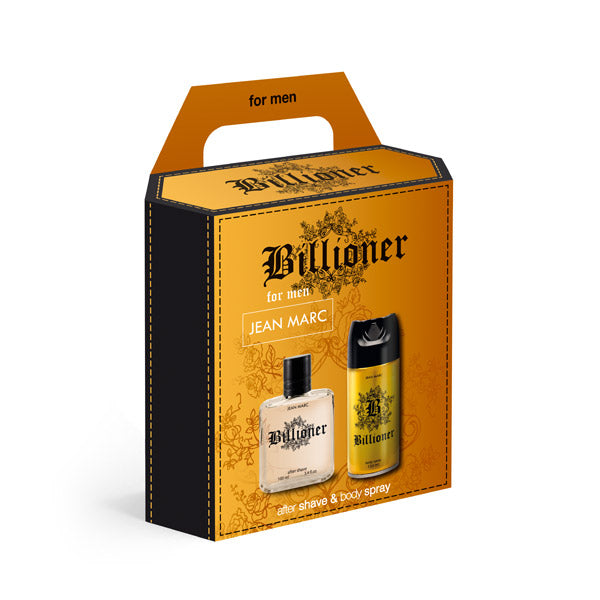 Billioner Giftset After Shave 100ml & Bodyspray 150ml - ανδρικό set με After Shave & Body Spray