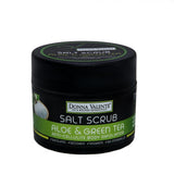Donna Valente Sea Salt Body Scrub - Aloe Vera & Green Tea - 250g
