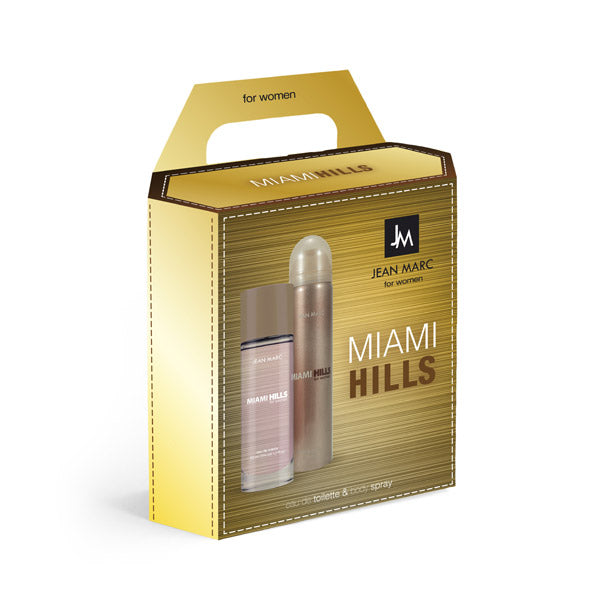Miami Hills Giftset EDT 50ml & Bodyspray 75ml - γυναικείο set με EDT & Body Spray