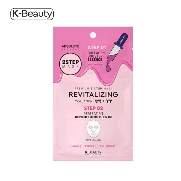 Absolute New York Revitalizing 2 Step Face Mask - 1 Pair, 1.6 oz / 45.36g