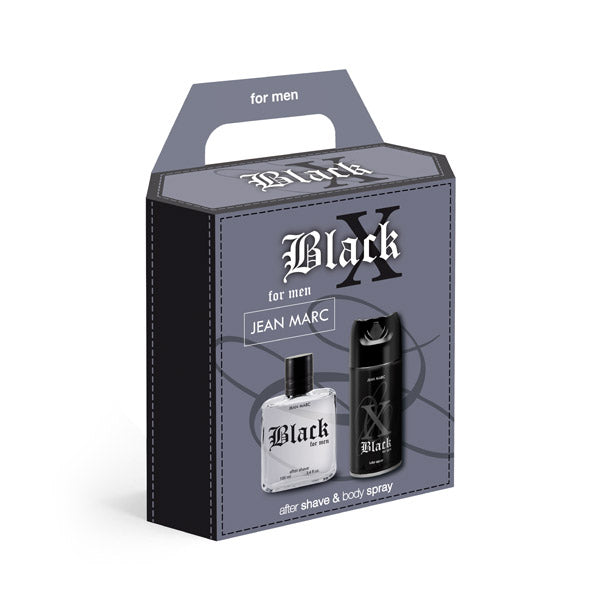 X-Black Giftset After Shave 100ml & Bodyspray 150ml  - ανδρικό set με After Shave & Body Spray