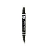 Absolute New York Duo Stroke Liner - double-ended, ultra-black liquid eyeliner with two different brush-tip sizes to choose from.