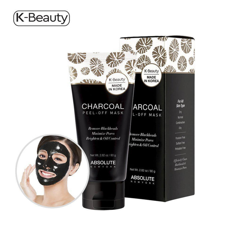 Absolute New York Charcoal Peel-Off Mask - 1 Tube, 2.82 oz / 80g