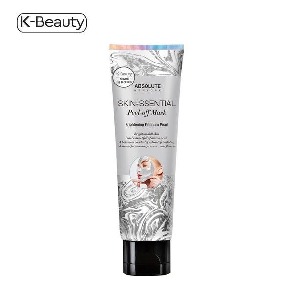 Absolute New York Brightening Platinum Pearl Skin-Ssential Peel-Off Mask - 1 Pair, 2.65 fl. oz / 78.37 mL