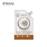 Absolute New York Coconut Wash-Off Spout Mask - 1 Pair, 0.882 fl. oz / 26.08 mL