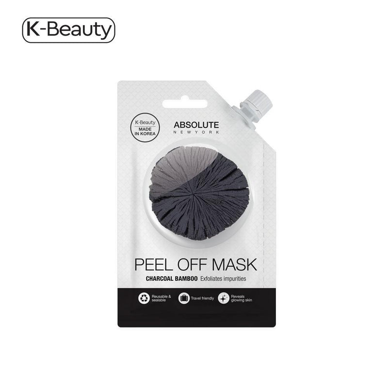 Absolute New York Charcoal Peel-Off Spout Mask - 1 Pair, 0.882 fl. oz / 26.08 mL